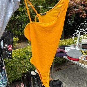 Vibrant Orange Bodysuit